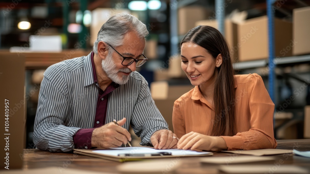 The Elderly Mentor and Student