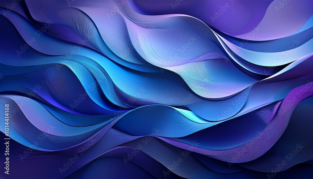 Obraz premium art Data Wave with Futuristic Tech Vibes