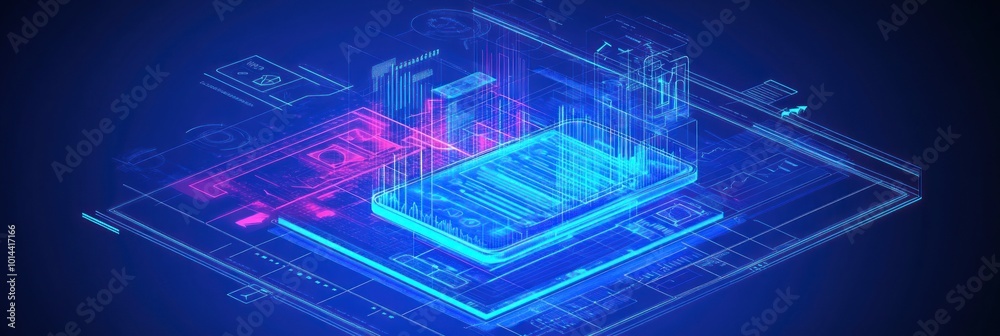 A digital rendering of a smartphone with circuit patterns, emphasizing technology and innovation. A digital rendering of a smartphone with circuit patterns, emphasizing technology and innovation.