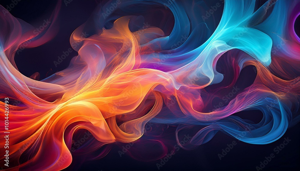 Obraz premium art Digital Pixels with Fading Colors