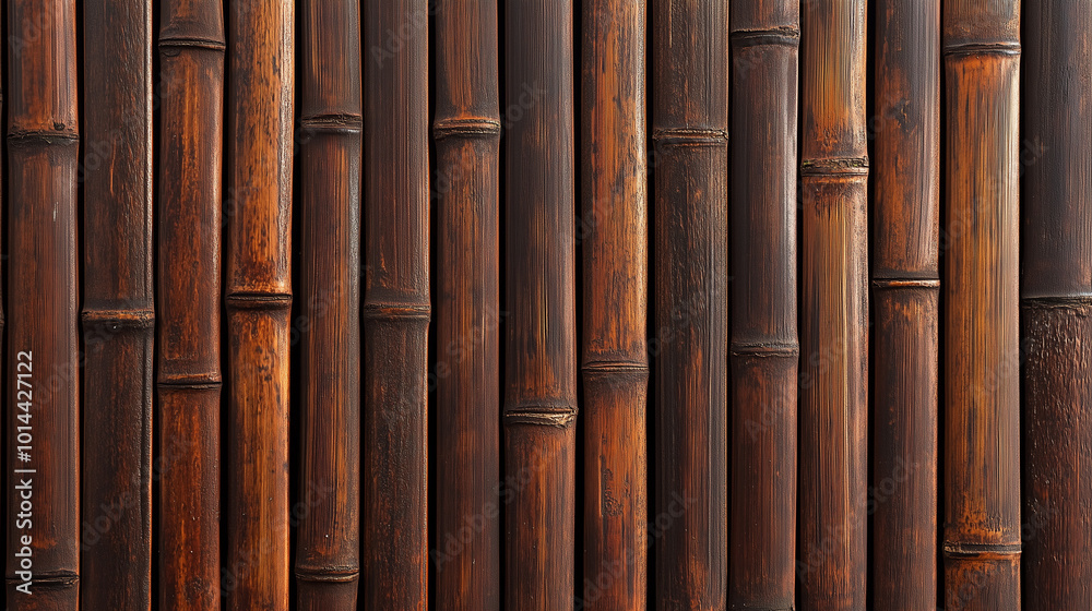 Fototapeta premium Detailed Brown Bamboo Texture Pattern