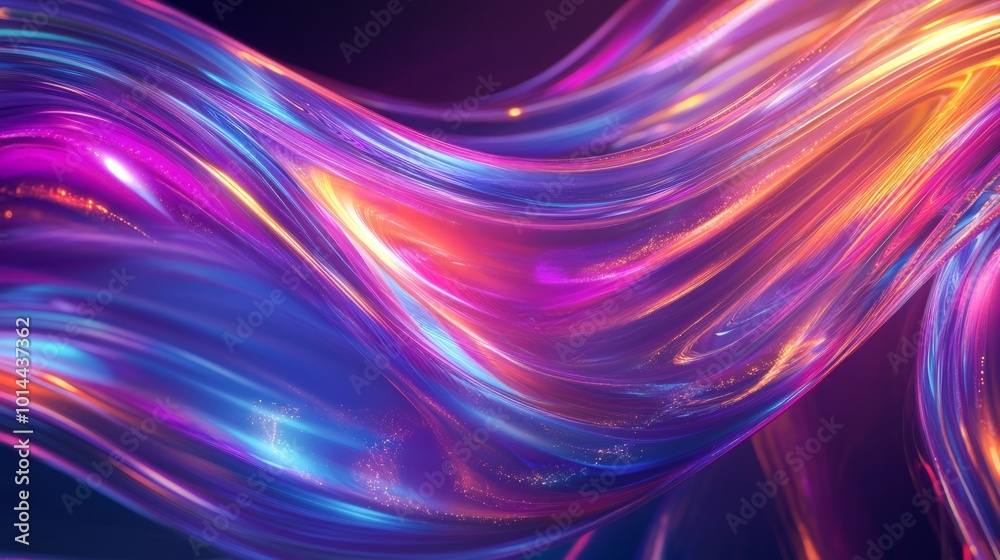 Dynamic Waves of Colorful Light, swirling strands of vibrant hues create an ethereal ocean of energy, blending blues, purples, and golds in a mesmerizing digital dance. Dynamic Waves of Colorful Light, swirling strands of vibrant hues create an ethereal ocean of energy, blending blues, purples, and golds in a mesmerizing digital dance.