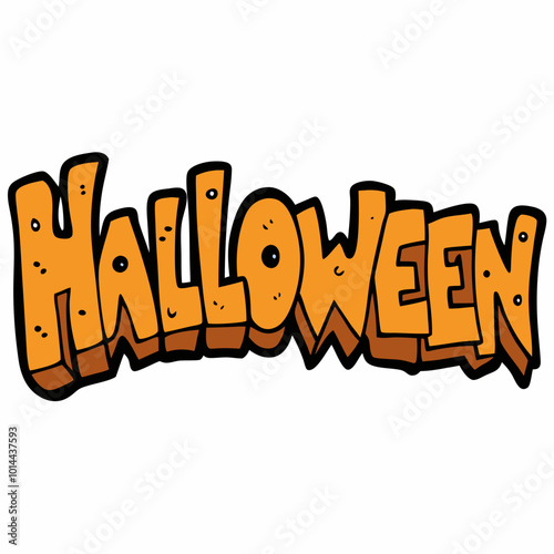 happy halloween text