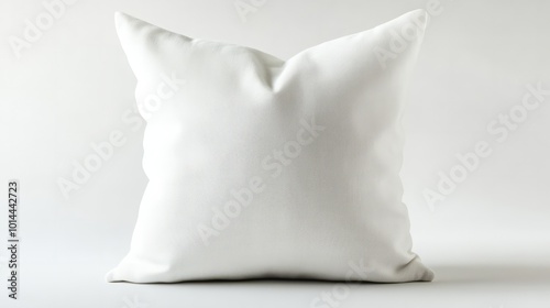 Wallpaper Mural A mockup of a decorative throw pillow with a blank fabric surface, placed on a simple white background, suitable for home decor marketing Torontodigital.ca