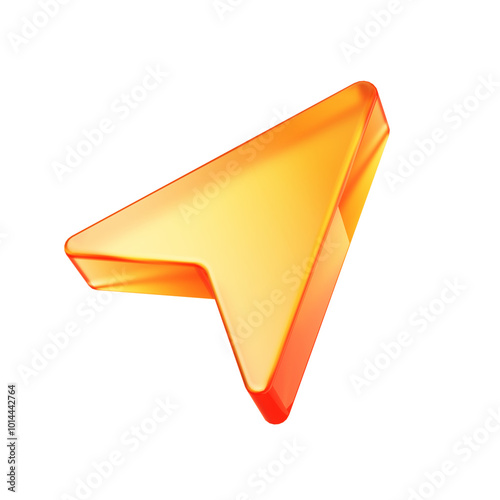 Fototapeta Naklejka Na Ścianę i Meble -  Direction symbol, Direction arrow, Navigator pointer, Location point - Navigation icon