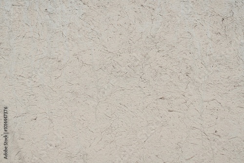 Textured Plaster Wall Background. A close-up of a textured plaster wall with an abstract rough surface. The neutral light beige color and irregular patterns create a natural and artistic backdrop. 