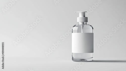 Clean Simple Soap Bottle Mockup 