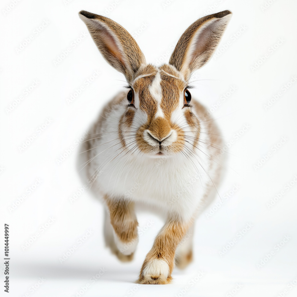 Obraz premium Hare Running Isolated