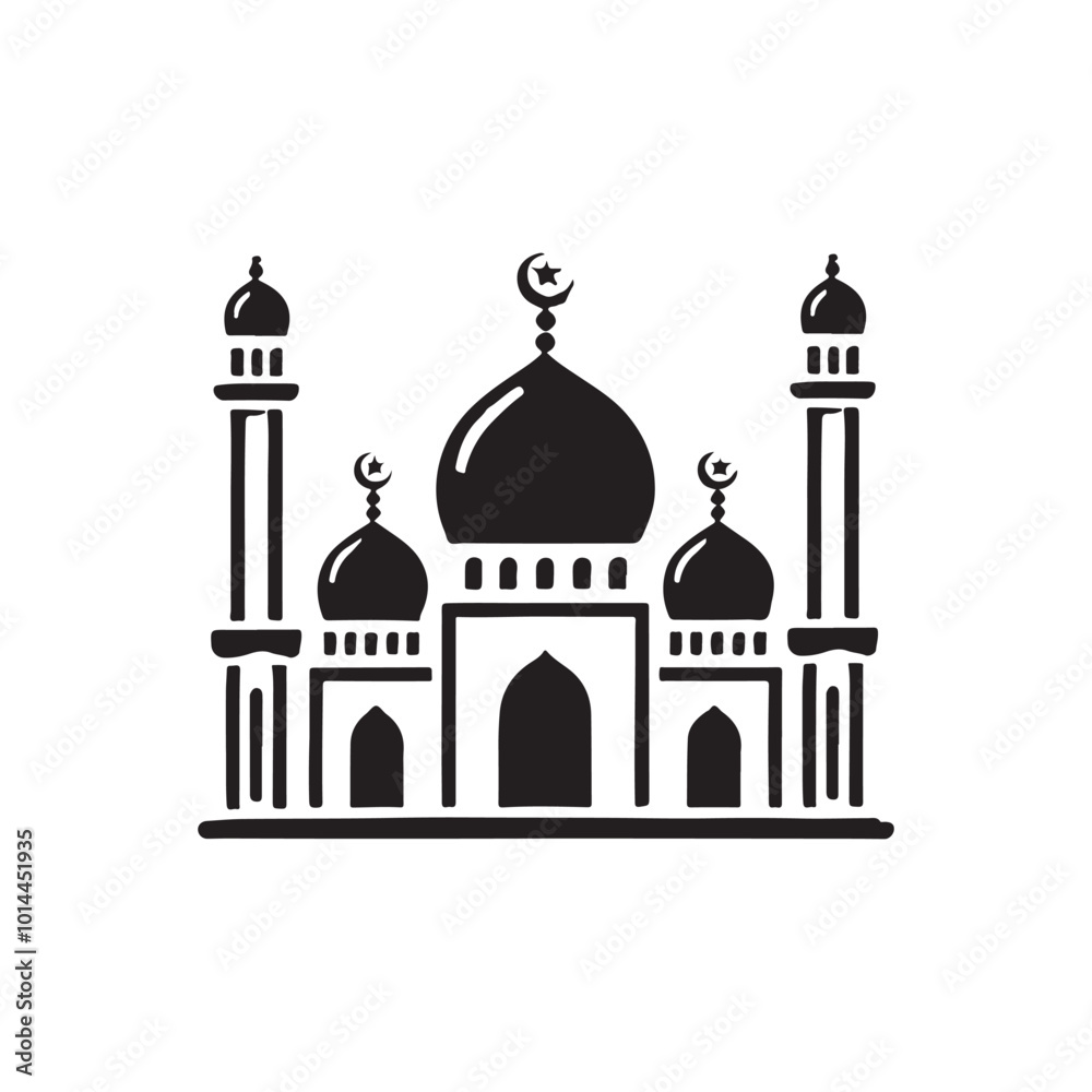 Islamic Mosque Silhouette Islamic Mosque Silhouette