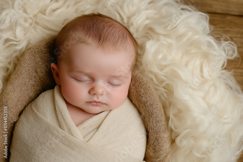 Newborn Baby Wrapped