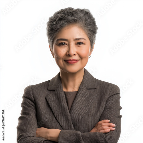 Older Businesswoman Isolated