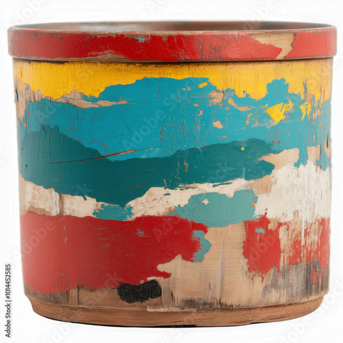 Old Paint Can Isolated