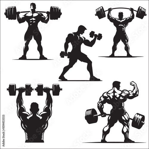 Bodybuilder vector design 