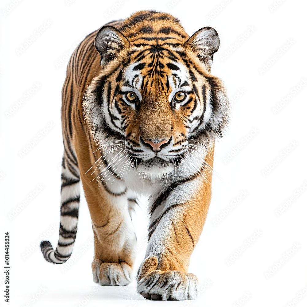 Obraz premium Tiger Isolated Walking