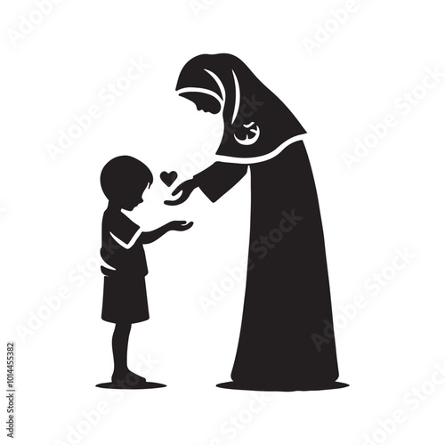 Wallpaper Mural Mother and Child in Tender Moment Torontodigital.ca