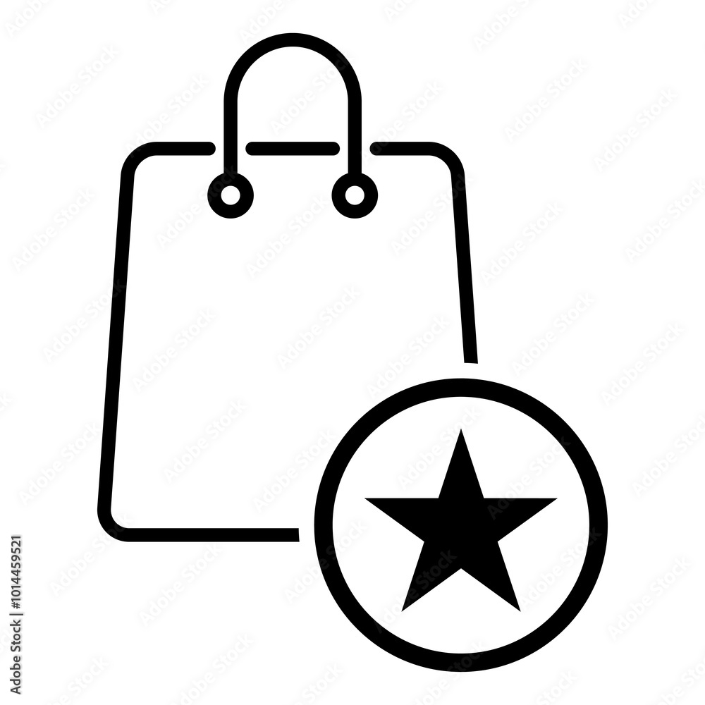 Shopping bag line icon, supermarket paper plastic package sign, eco shop vector illustration Shopping bag line icon, supermarket paper plastic package sign, eco shop vector illustration