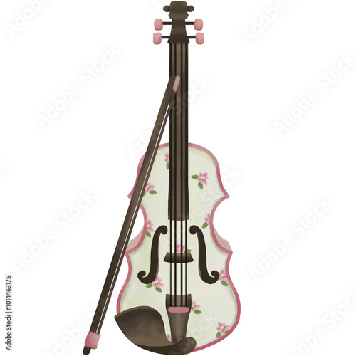 violin with bow