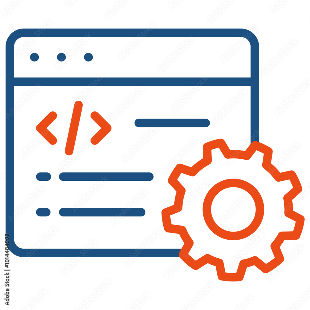 Website Coding Icon Website Coding Icon