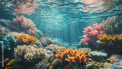 close up of coral reef