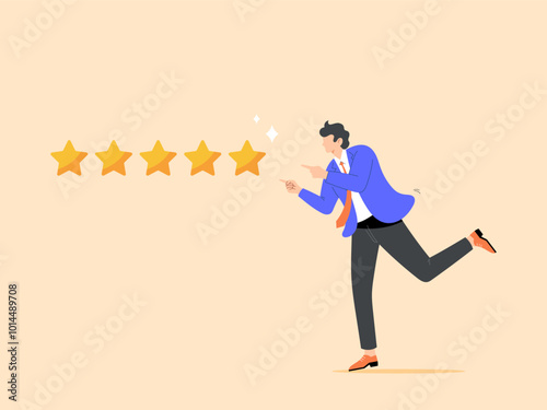 High quality products or quality services are rated at an excellent level