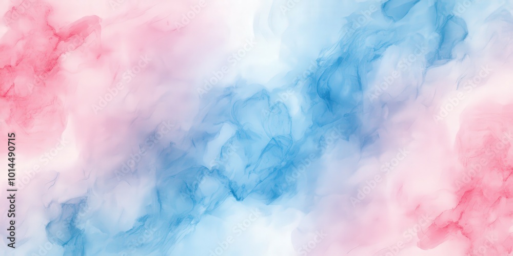 Fototapeta premium Soft pastel background blending pink and blue hues for creative projects