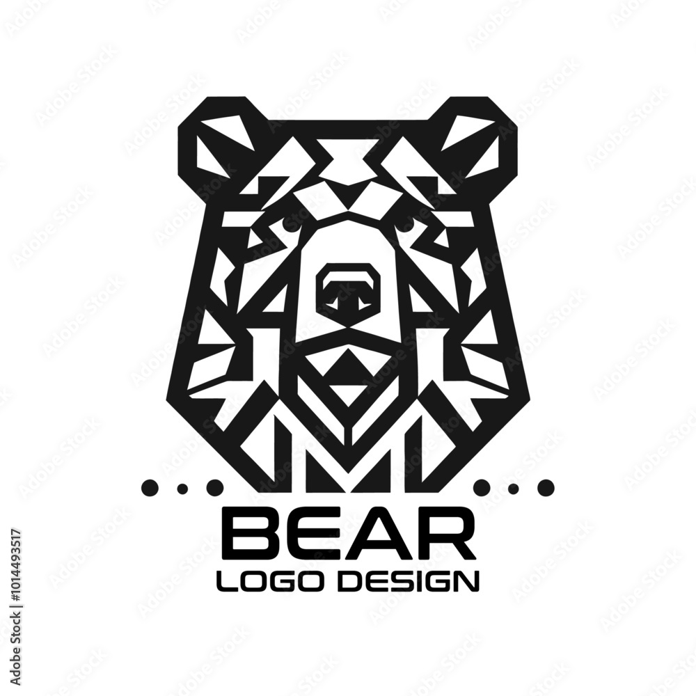 Bear Vector Logo Design Bear Vector Logo Design