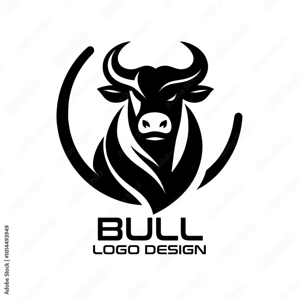 Fototapeta premium Bull Vector Logo Design