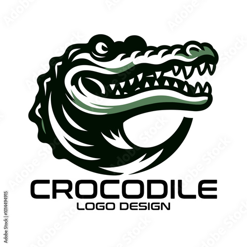 Crocodile Vector Logo Design