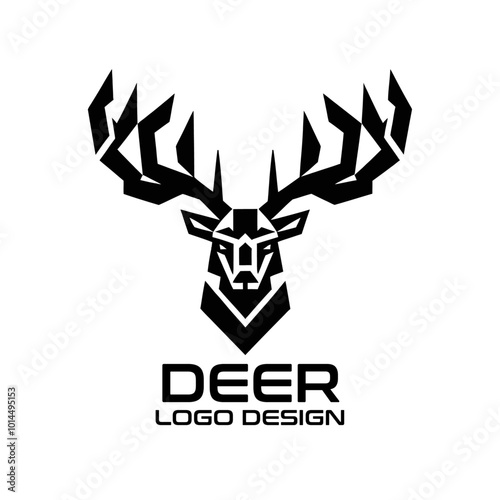 Deer Vector Logo Design 