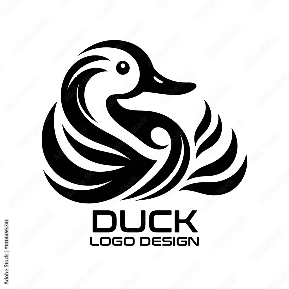 Fototapeta premium Duck Vector Logo Design