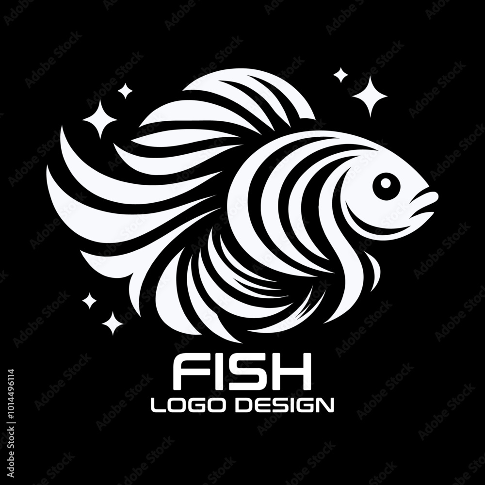 Fototapeta premium Fish Vector Logo Design