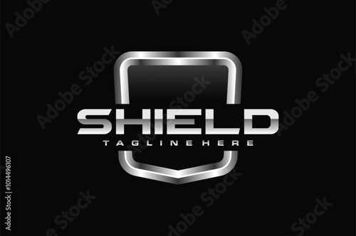 shield emblem metal logo