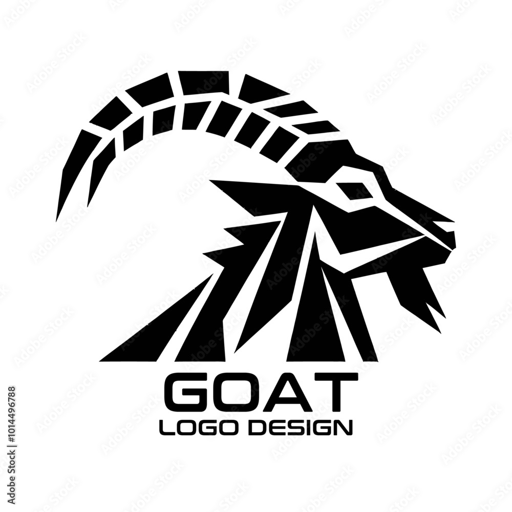 Goat Vector Logo Design Goat Vector Logo Design