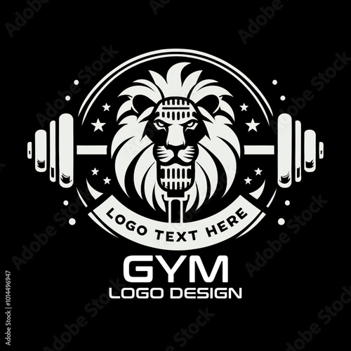 Gym Vector Logo Design photo