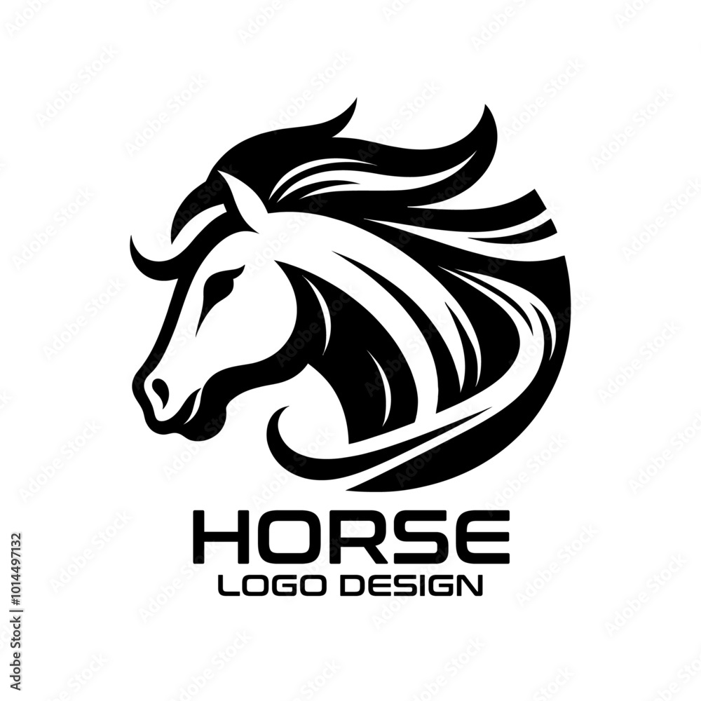 Horse Vector Logo Design Horse Vector Logo Design