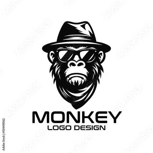 Monkey L Vectorogo Design