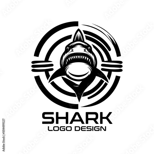 Shark Vector Logo Design photo