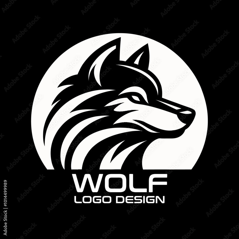 Obraz premium Wolf Vector Logo Design