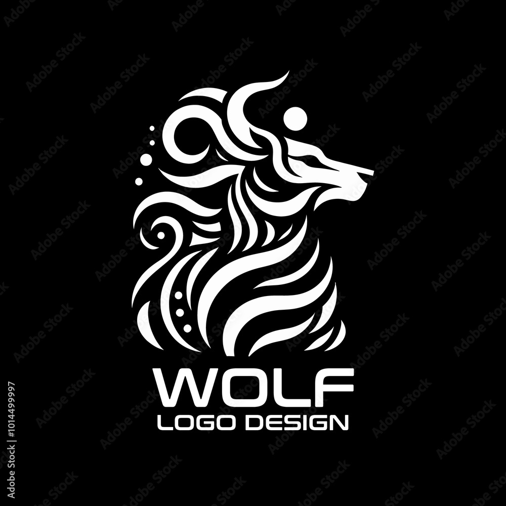 Wolf Vector Logo Design Wolf Vector Logo Design