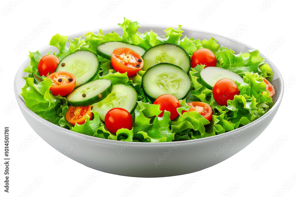bowl of mixed greens, with cherry tomatoes, cucumber, and carrots, on a transparent background. bowl of mixed greens, with cherry tomatoes, cucumber, and carrots, on a transparent background.