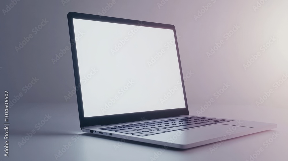 The Modern Laptop on Desk The Modern Laptop on Desk