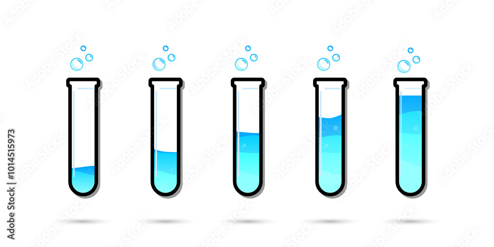 Set of glass bottles. Different color potion flat style on white background. Vector illustration. Design elements for game collection. Set of glass bottles. Different color potion flat style on white background. Vector illustration. Design elements for game collection.