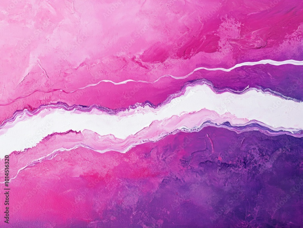 Obraz premium Pink and Purple Wave