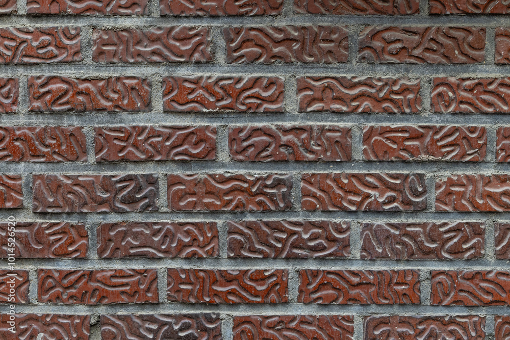 Obraz premium korean old brick 1990 glossy