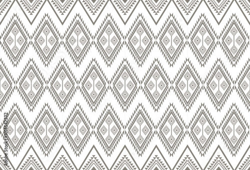 abstract Traditional geometric ethnic fabric pattern ornate elements with ethnic patterns design for textiles, rugs, clothing, sarong, scarf, batik, wrap, embroidery, print, curtain, carpe