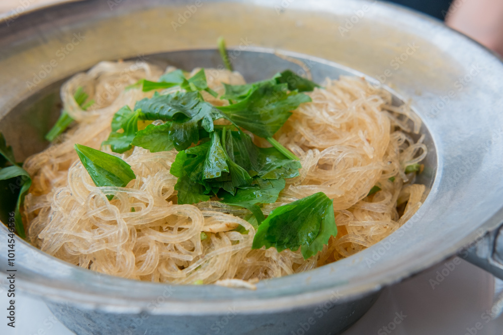 vermicelli, grass noodle in pot vermicelli, grass noodle in pot