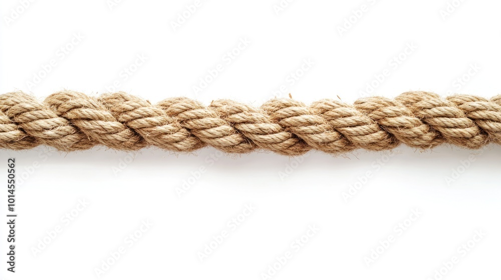 rope on white background