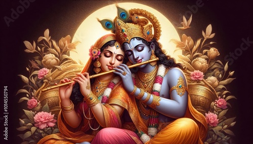 Radha and Krishna