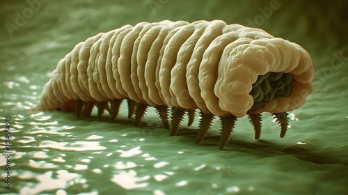 High Quality Close-Up of Tardigrade in Light photo