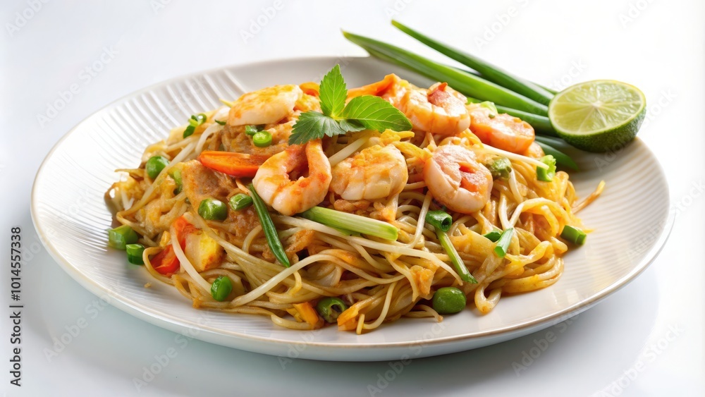 Experience the essence of Thai cuisine with Authentic Pad Thai Stir Fried Noodles, a delectable dish that captivates Experience the essence of Thai cuisine with Authentic Pad Thai Stir Fried Noodles, a delectable dish that captivates